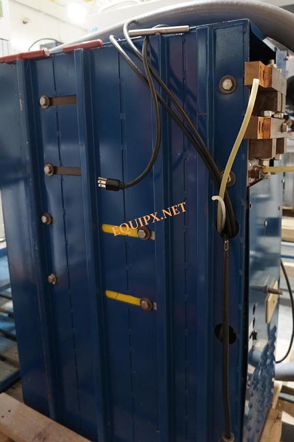 Used Polaris 5100 AC resistance welder with controlled atmosphere glove box, dual vacuum bakeout ovens, power supply
