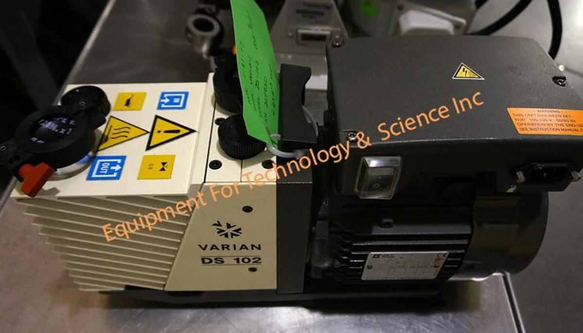 Used Varian DS102 2 stage vacuum pump 3.5CFM