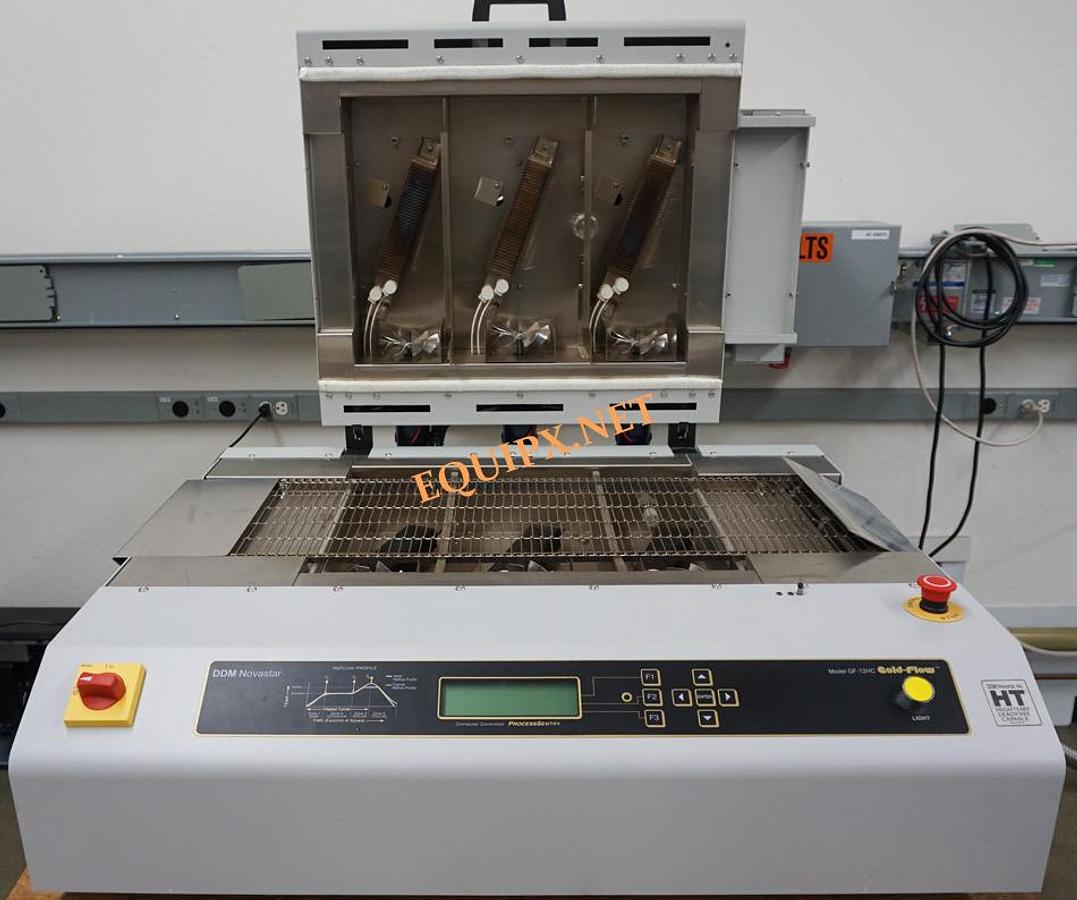 Used DDM NOVASTAR GOLD FLOW MODEL GF-12-HC-HT ON METAL STAND max temp 350C