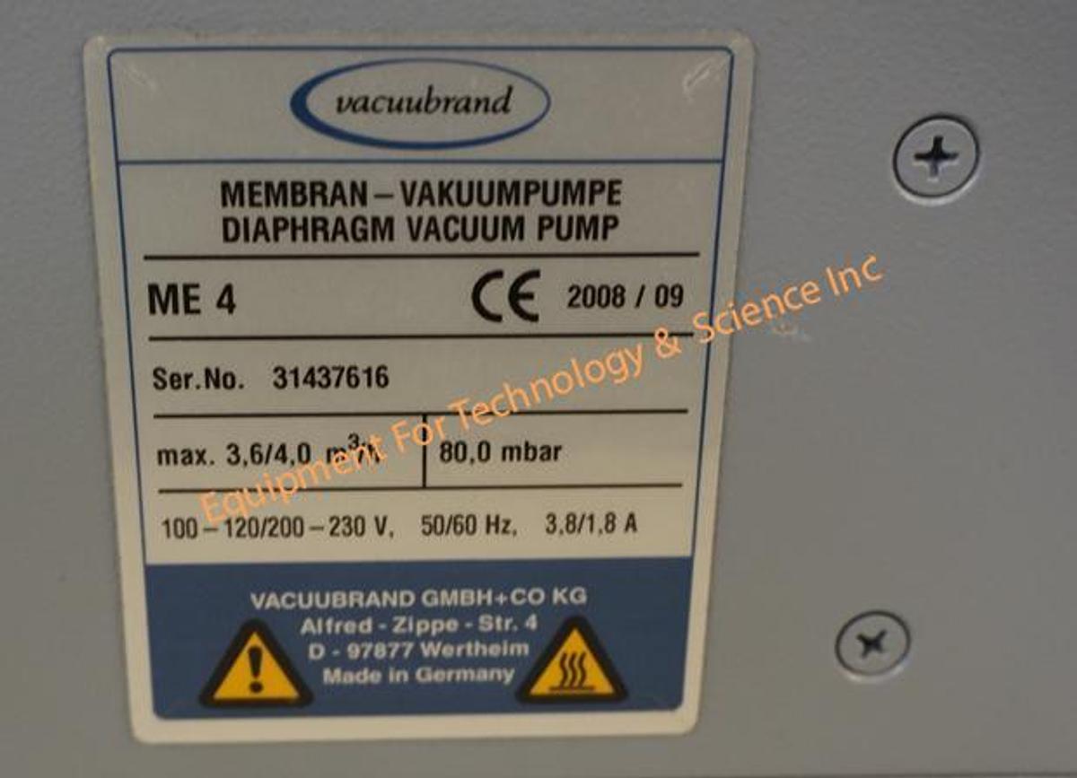Used Vacuubrand ME4 diaphram pump  4.0 m3/h