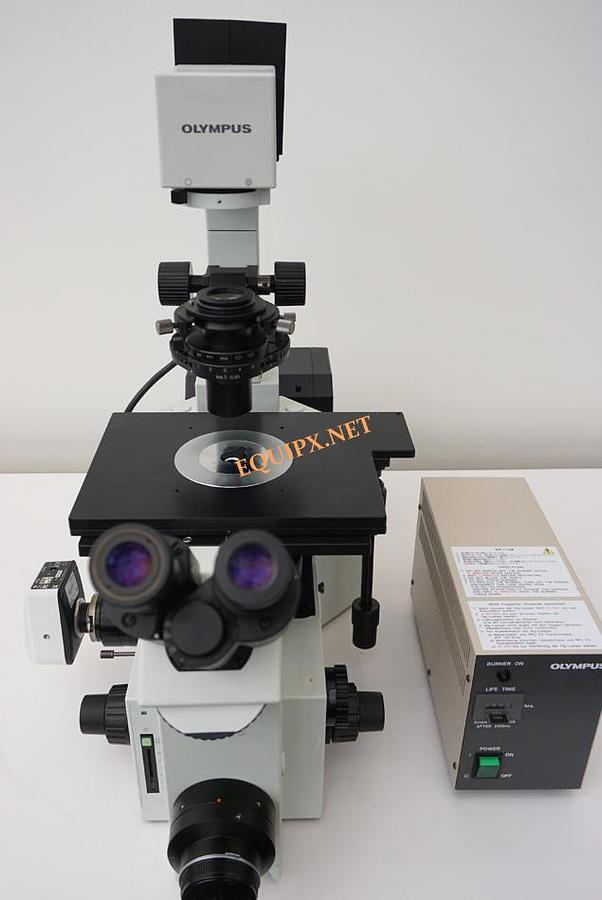 Used Olympus IX71 inverted fluorescence microscope