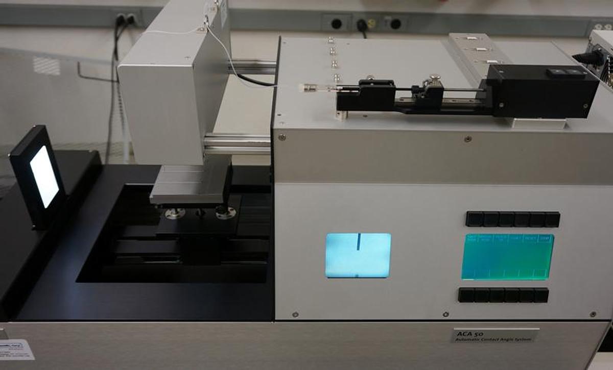 Used DataPhysics ACA50 Dynamic Contact Angle with programmable stage