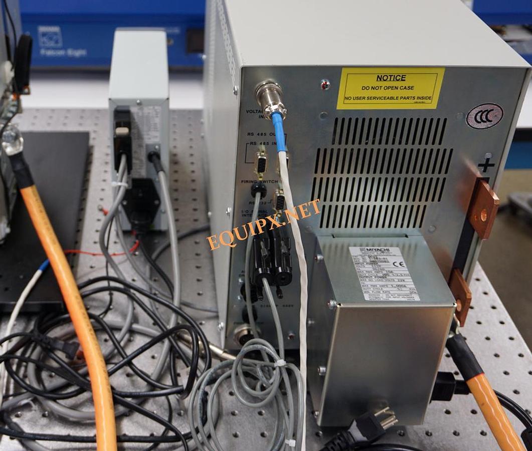 Used Miyachi  micro welding system with DC25 power supply, Series 71 weld head with controller