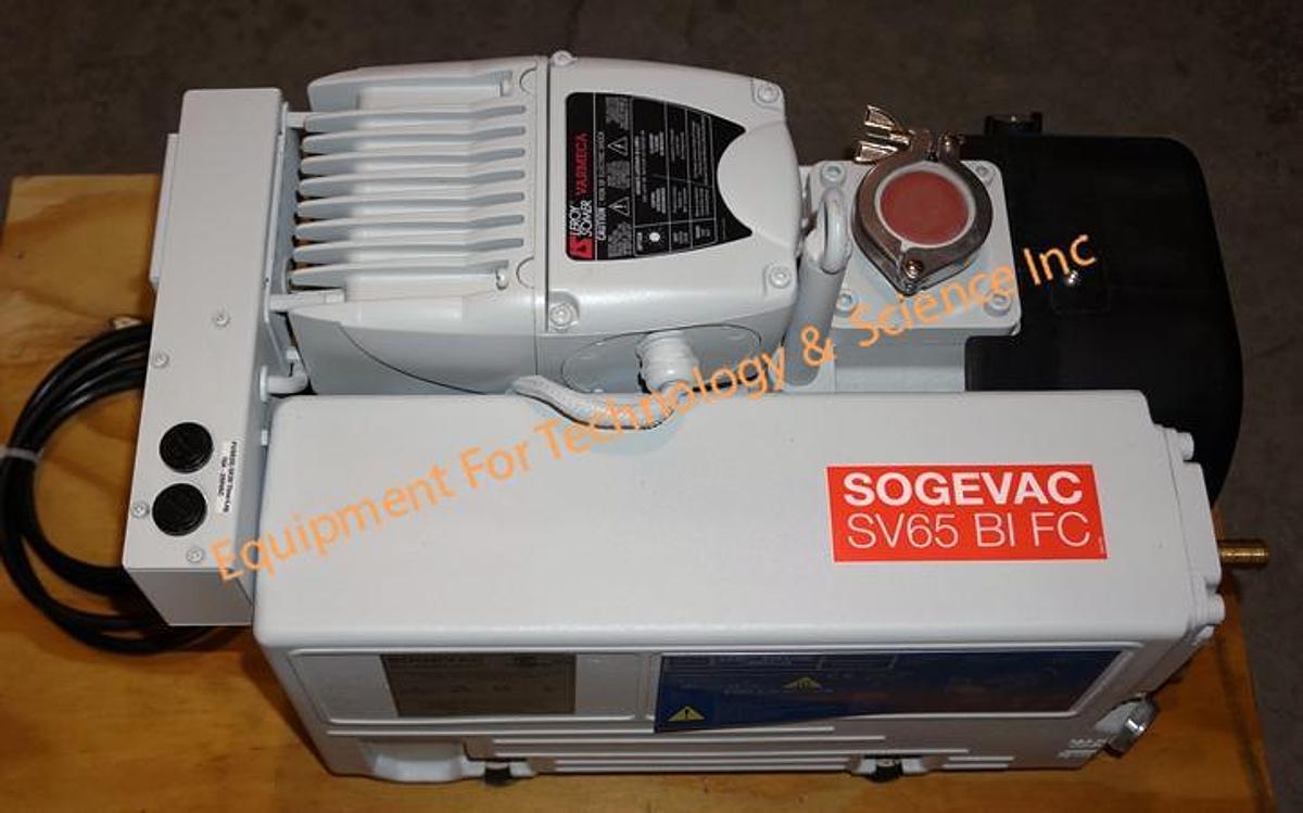 Used NEW Oerlikon (Leybold) Sogevac SV65 vacuum pump 27.7 CFM