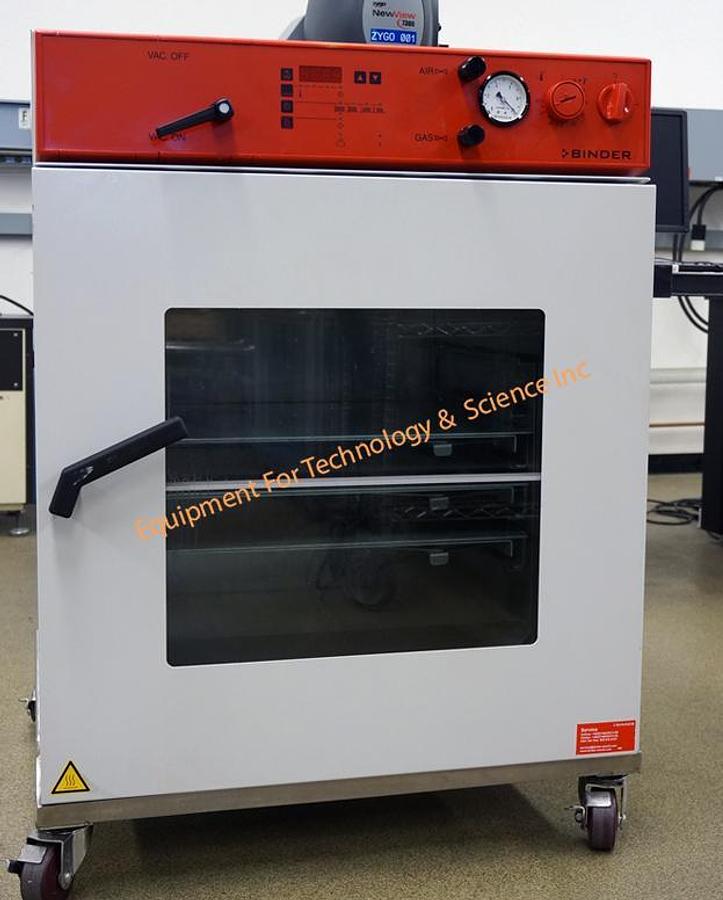 Used Binder VD 115 vacuum oven, max 200C (392F), 4.2cuft