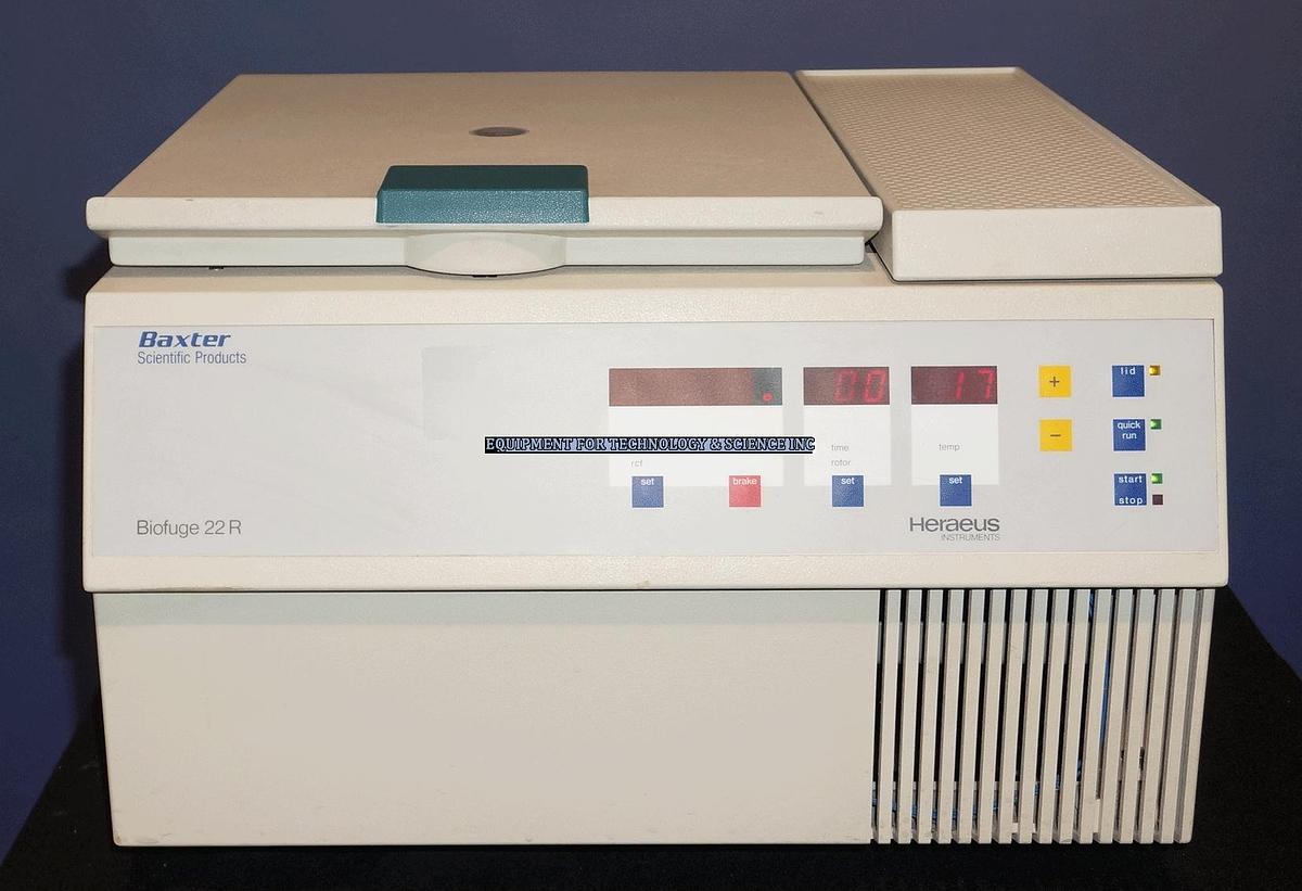 Used Baxter Scientific/Heraeus Biofuge 22R Centrifuge