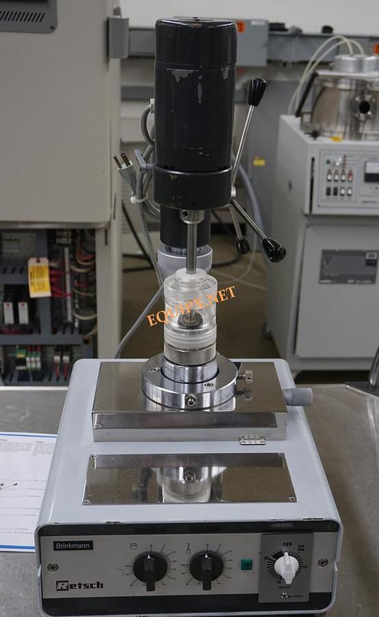 Used Brinkmann Retsch Type MS mill/ Grinder- reconditioned