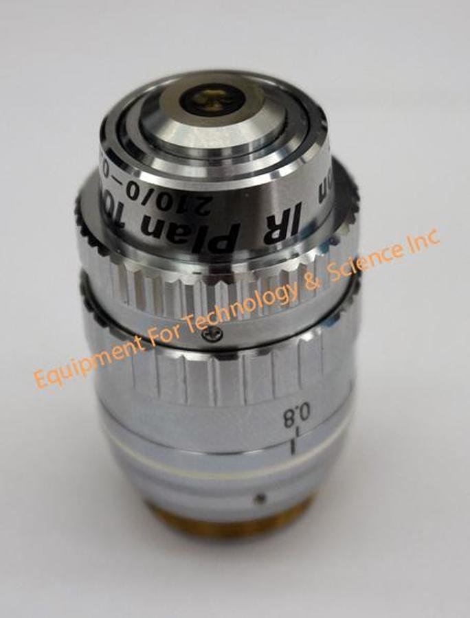 Used Nikon Hamamatsu 100/0.85 IR Plan variable 210/0-0.8 objective