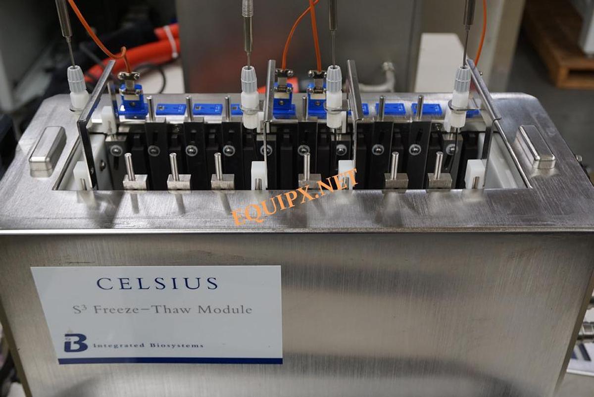 Used Sartorius Celsius S3 CryoPilot Freeze-Thaw System with Cryopilot A temperature circulator