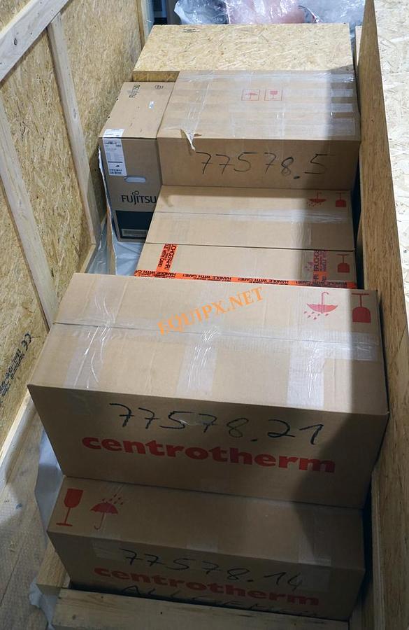 Used Centrotherm Photovoltaics diffusion oxidation furnace with 2 oxidation tubes NEW STILL IN ORIGINAL CRATES