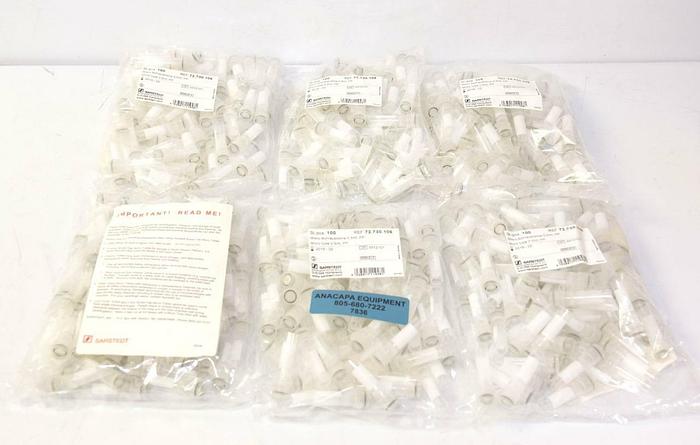 Sarstedt 72.730.106 Micro Tube 0.5ml, PP LOT OF 600 NEW (7836) R