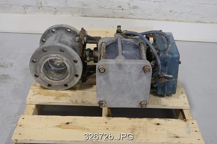 Used Jamesbury 4" Control Ball Valve #32672