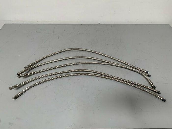 Used 35" Stainless Steel Braided Hose w/ 5/8" Swagelok 316 3100 PSIG Connection