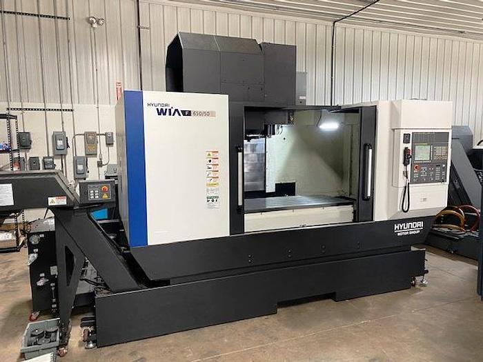 Used Hyundia Wia F650/50 3-Axis Vertical Machining Center