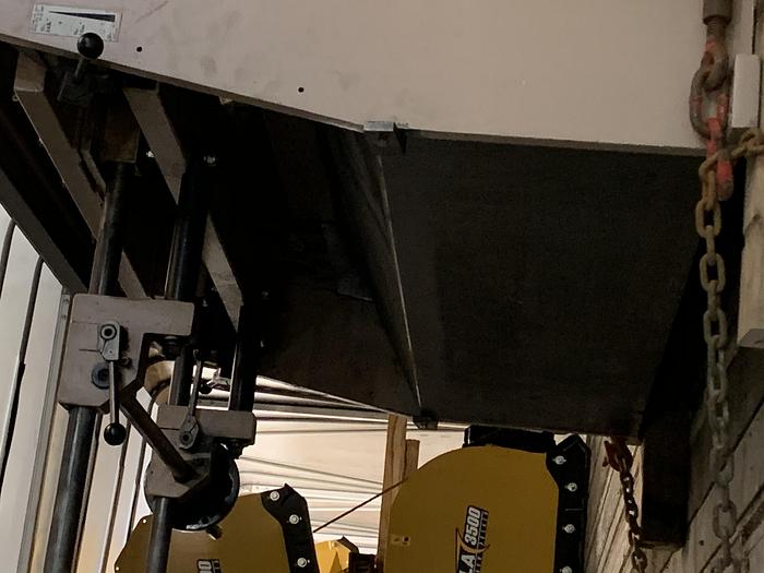 Used 10 GA. X 50", EDWARDS, 3.5 X 1250, MECHANICAL SHEAR