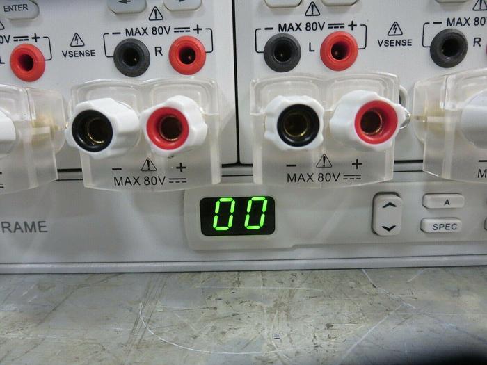 Used Chroma Systems Solutions 63610-80-20 DC Electronic Load Module Dual Channel