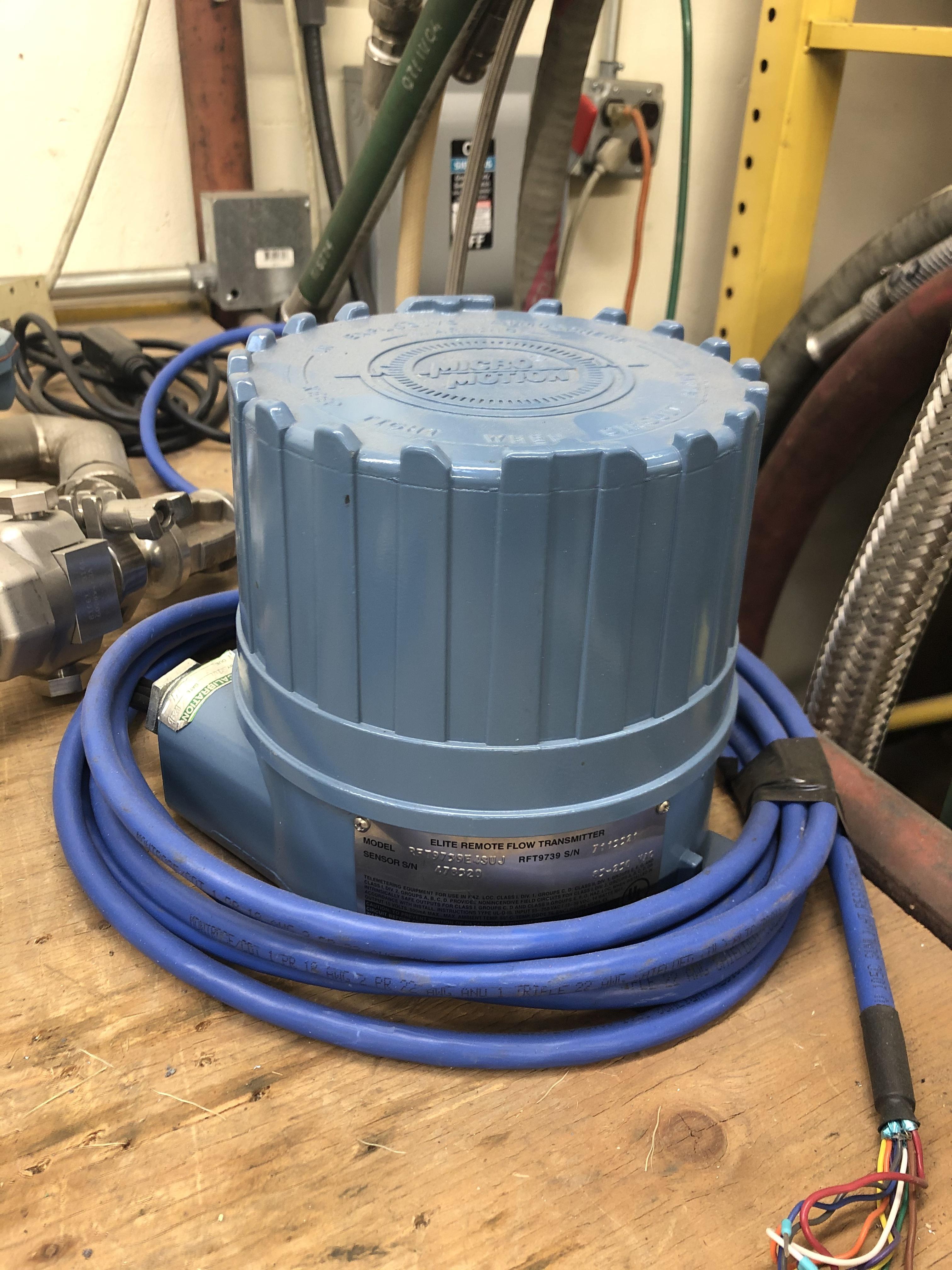 Used MICRO MOTION RFT9712 FLOW METER