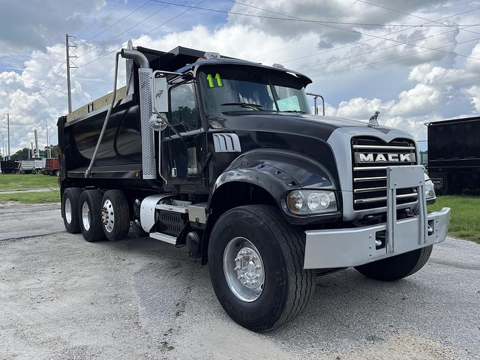 Used 2011 MACK GU173 Granite Tri-Axle Dump Truck #5607