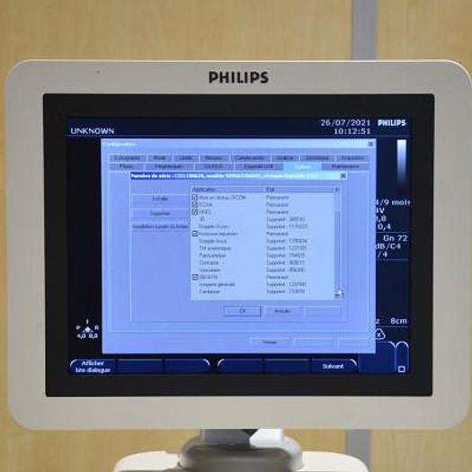 D'occasion Echographe PHILIPS HD7 (générale et gynécologique)