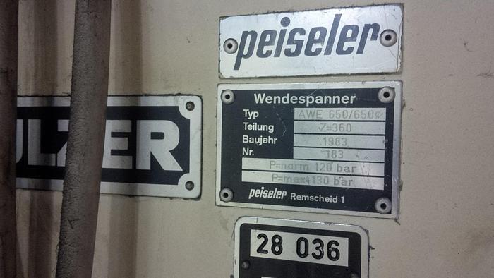 Used PEISELER AWE 650 INDEXED DIVIDING UNIT