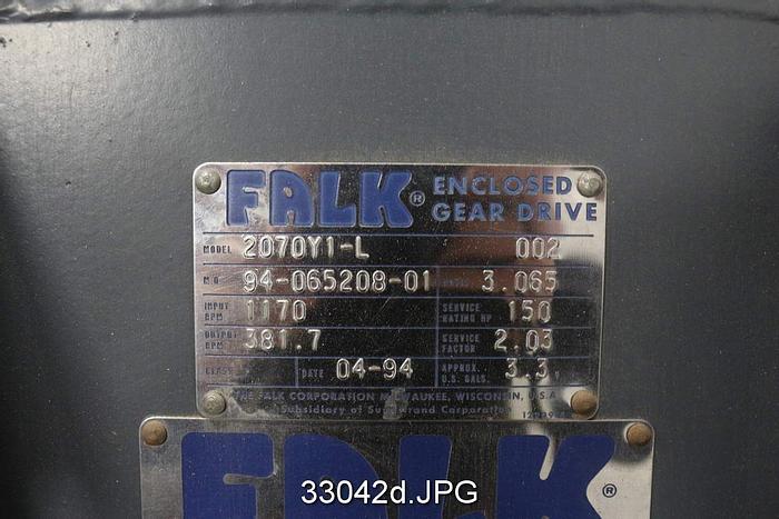 Used Falk 2070Y1-L 002 Gear Box #33042