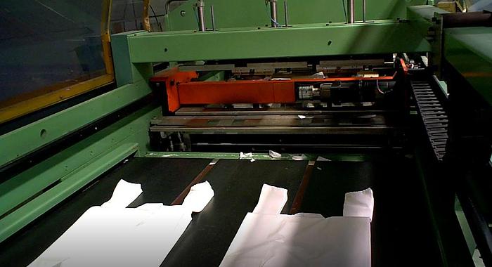 Used 1994 Elba SA-90 - T-shirt film bag welding machine - 2 lanes