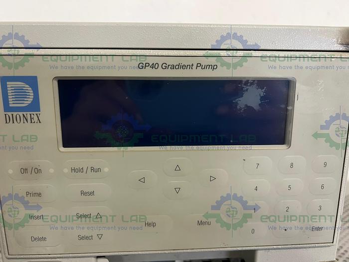 for parts or not working Dionex GP40 Gradient Pump Chromatography Lab