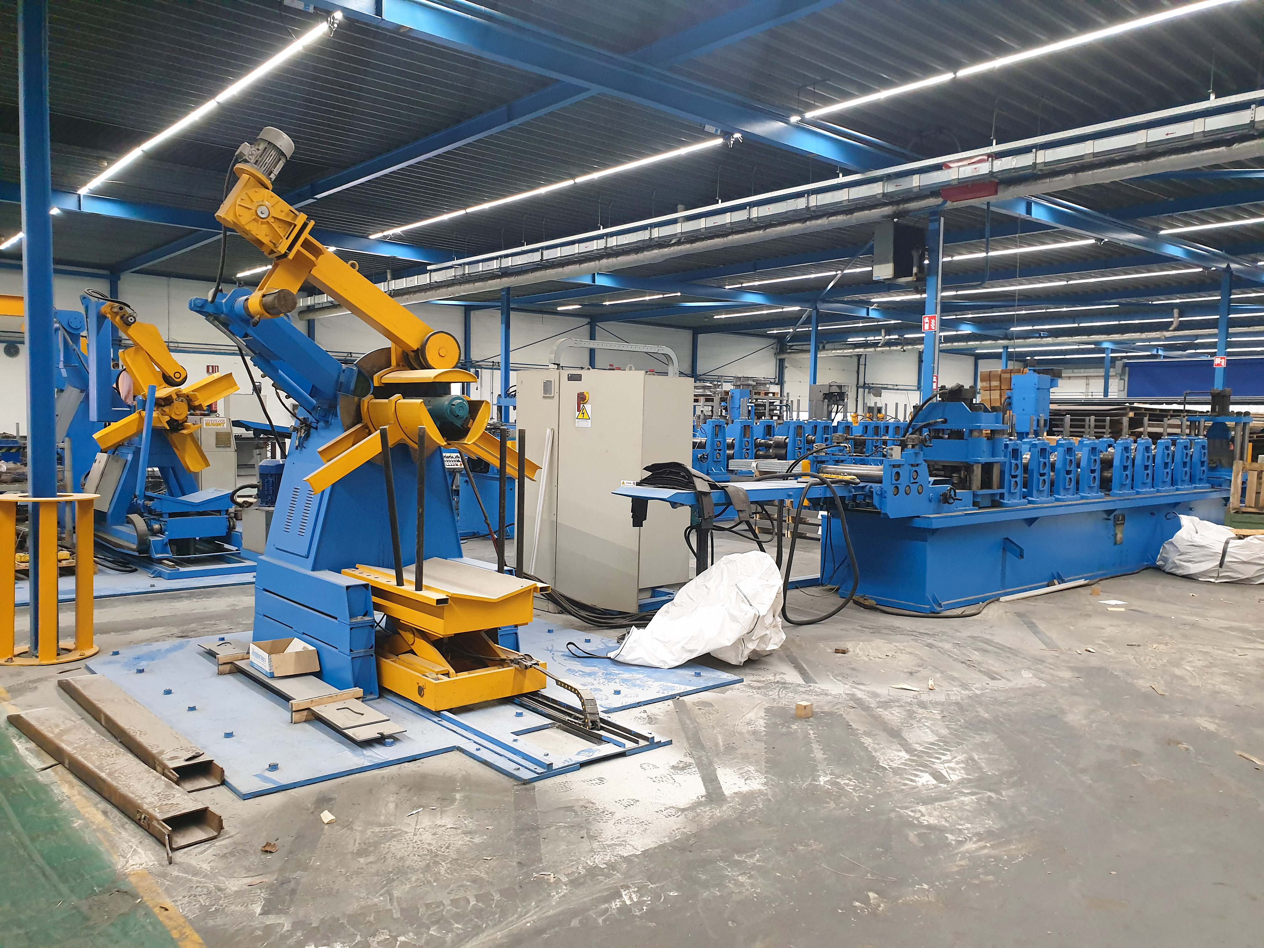 Used Tecnopromec - 1 Decoiler Machine and 2 Profiling Lines