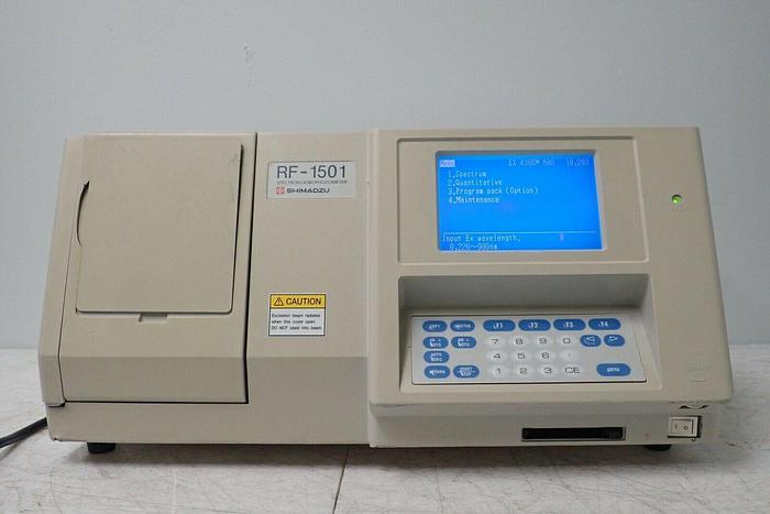 Used Shimadzu RF-1501 206-62901 Spectrofluorophotometer with Manual