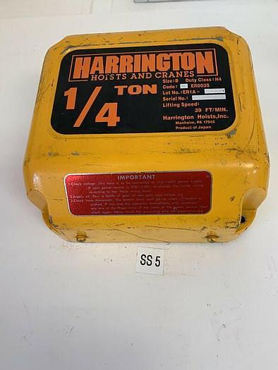 Used NER003S 1/4 Ton Harrington Fast Shipping!~30 Day Warranty~