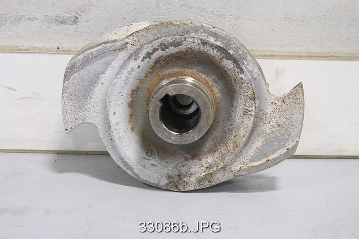 Used Goulds 3175 14" Diameter, 2-Vane Impeller #33086