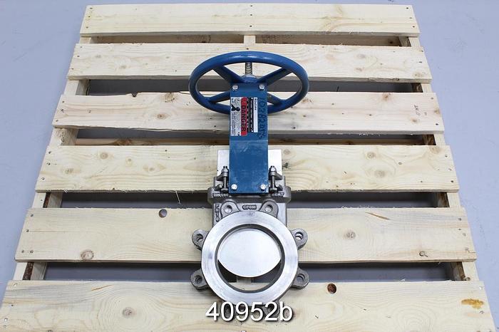 Unused Dezurik 6" Hand Operated Knife Gate Valve #40952