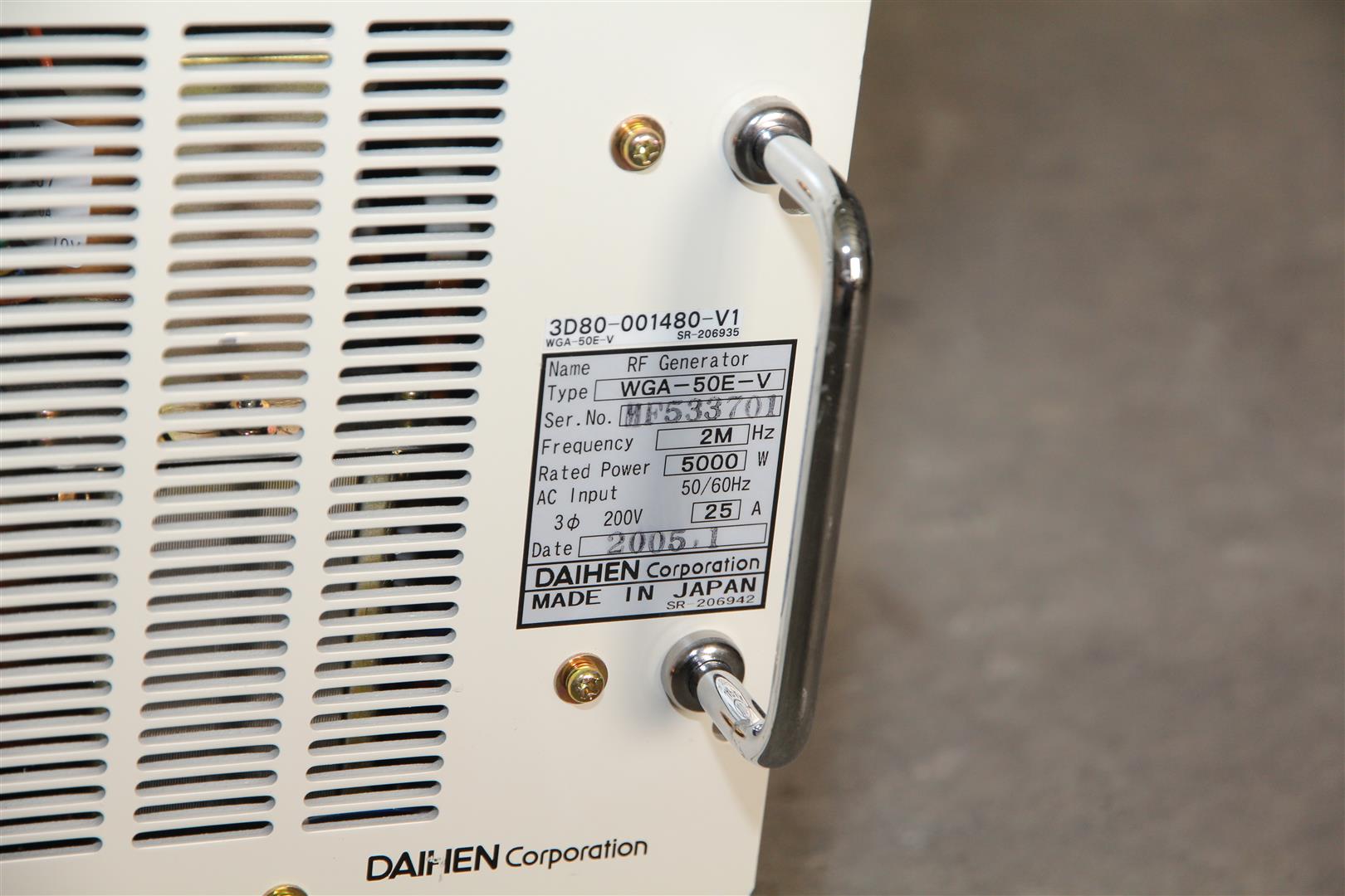 Used Daihen wga-50e-v RF generator