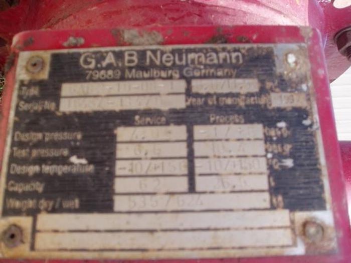 Used Heat Exchanger, Block, Graphite, 124 SF, 116/58 PSI, #S737138