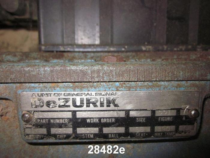 Used Dezurik Fig551 Vball Valve, 4", 316 Body #28482