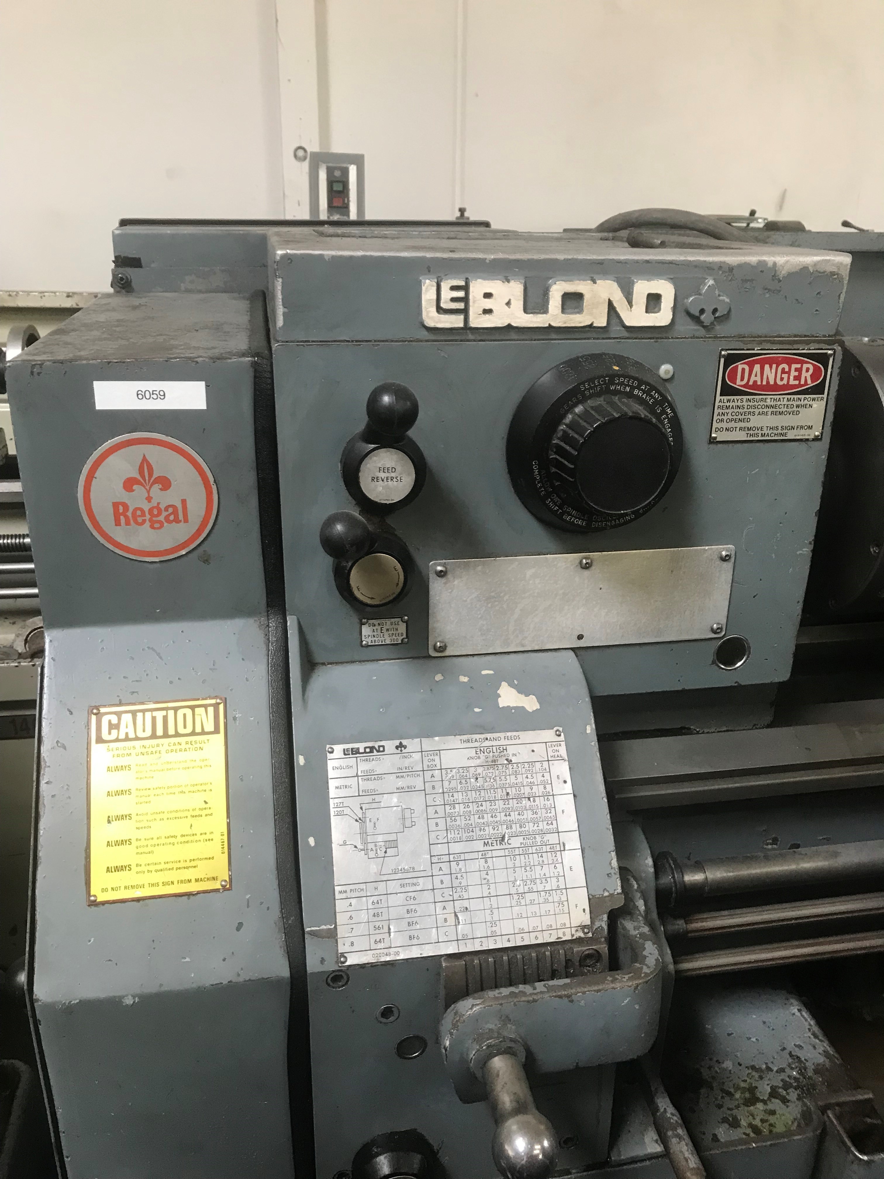 Used Sold Leblond Servo Shift 15C Engine Lathe 15" x 32" 6059 1 at