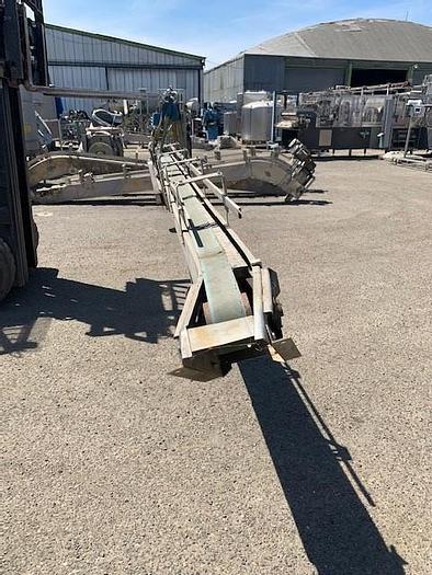 Used Golden State Magnetic Incline Can Conveyor