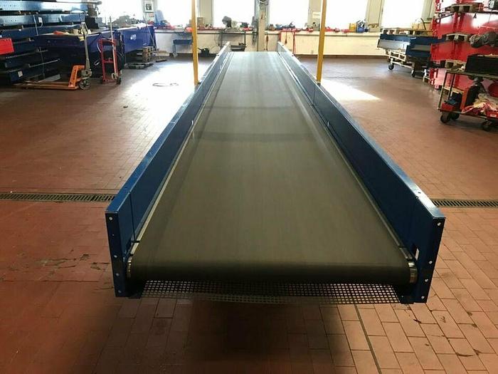 Gebraucht BUDDE Gurtförderer Förderband Steigband mit Knick