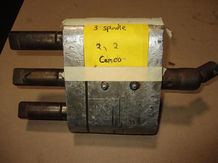 Used CEMCO 3-SPINDLE FIXED CENTER BORING HEAD 