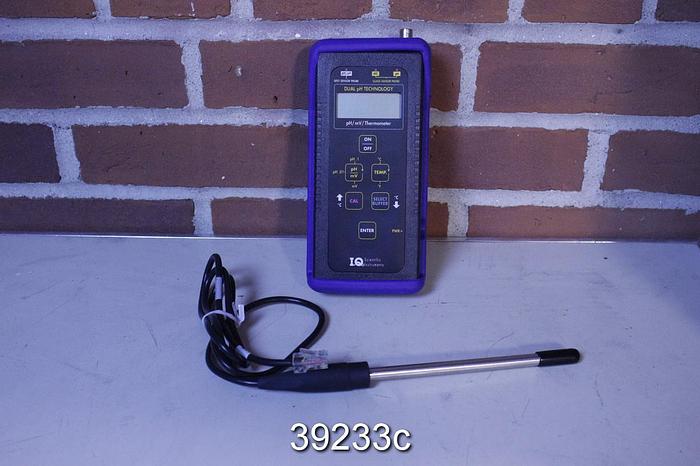 Used IQ Scientific IQ150 Handheld PH/MV/Temperature Meter #39233
