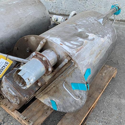 Used Tank, 50 Gallon, S/st, Agit, Shear Mixer, 24" x 30", #S742688