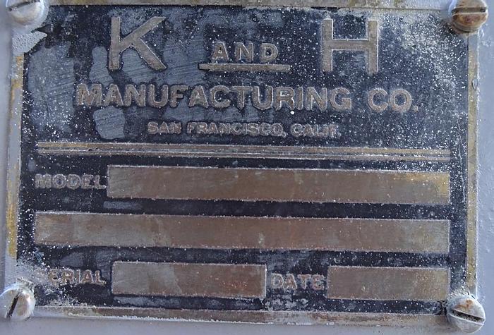 Used Mixer, Dispersion, 5 HP, S/st, K&H, Post Type, #S742730