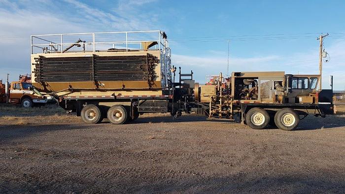 Used 2000 WELCAN 4 Axle Carrier Style Oilfield Pump / Kill Truck