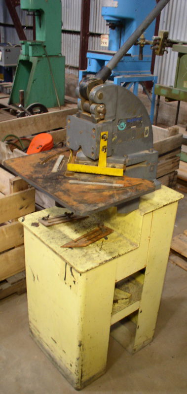 Used 6" x 6" x 16ga Elephant Model EHN-16 4-Ton Hand Notcher