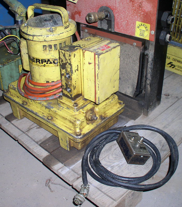 Used Enerpac Model PE 241 Hydraulic Unit; 10,000 psi