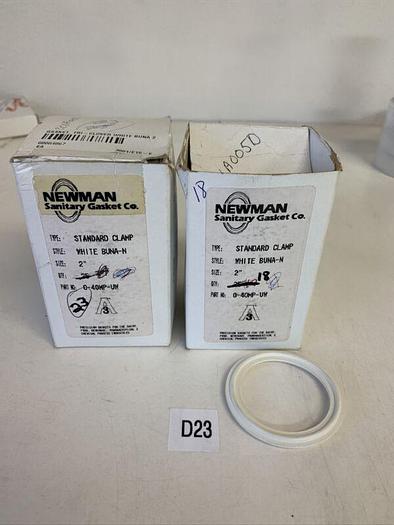 Newman Sanitary Gasket 40mp-uw Standard Clamp White 2" Qty. 41 Fast Shipping!
