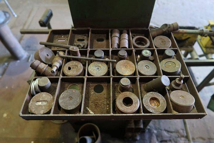 Used UNI-HYDRO INC. MODEL 50-14 50-TON IRON WORKER