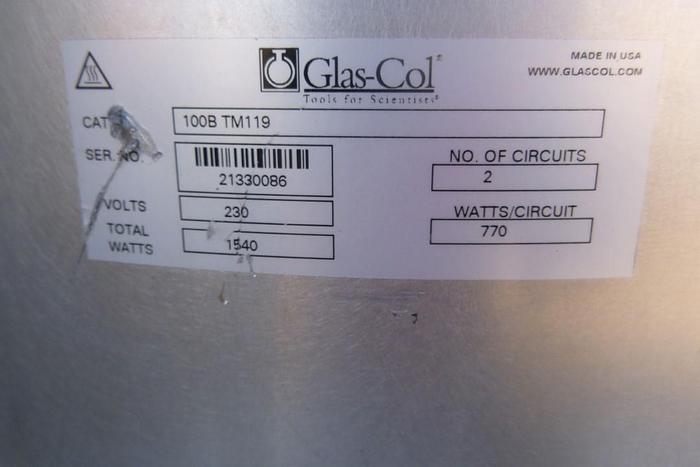 Used Lab, Heater, Mantle, Glas-Col, 2,000 ML #C744053