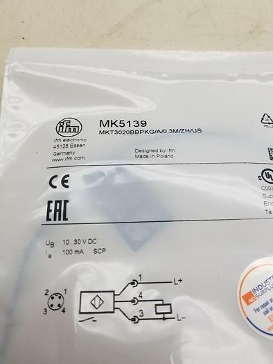 Ifm MK5139 Proximity Sensor