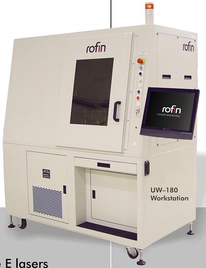 Used 1 KW, ROFIN-SINAR, UW-190GF, 2014, CNC LASER WELDING PRECISION WORK STATION